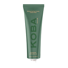 KOBA Bottom Up Foot Cream tube delivers deep hydration for dry feet