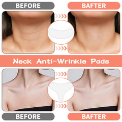 KODASNY chest-application patches on décolletage for hydration and subtle firming.