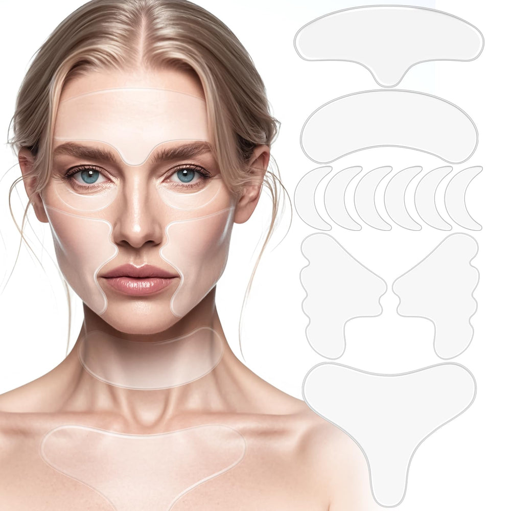 KODASNY neck-wrinkle-patches on neck for overnight hydration.