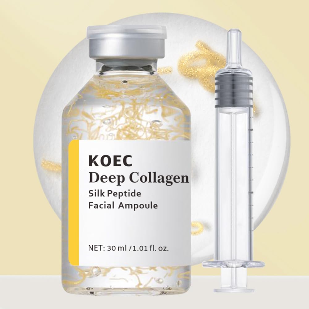 KOEC ampoule syringe close-up showing precise application and absorption