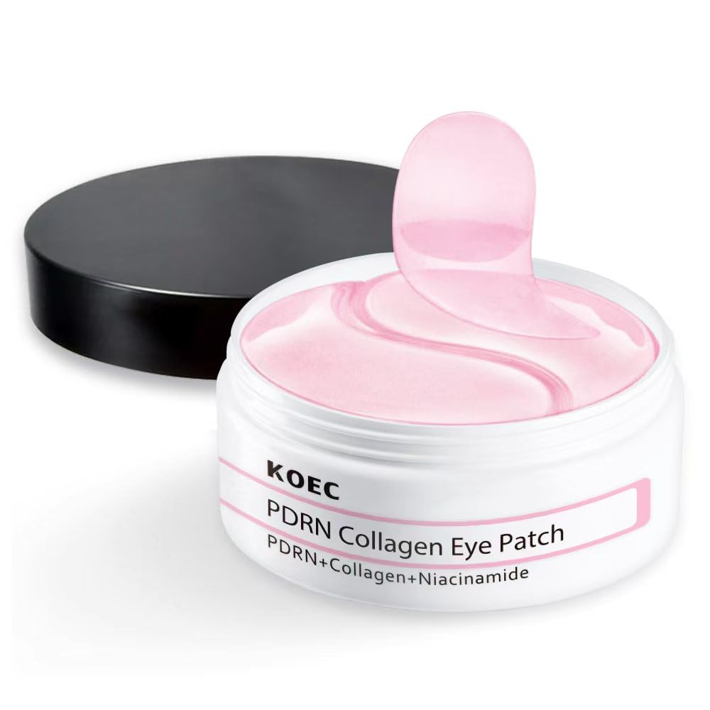KOEC PDRN eye patch packaging for at-home rejuvenation