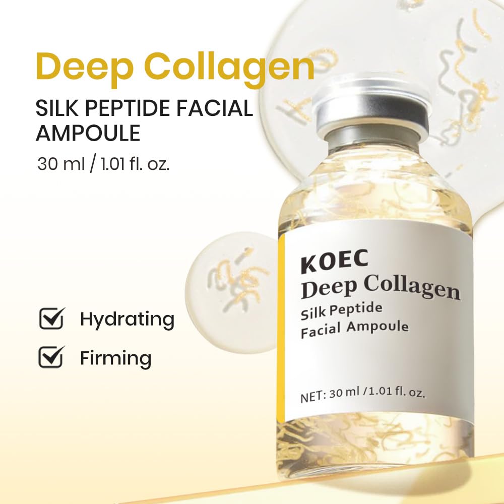 KOEC Silk protein hydration in action supports smoother skin texture