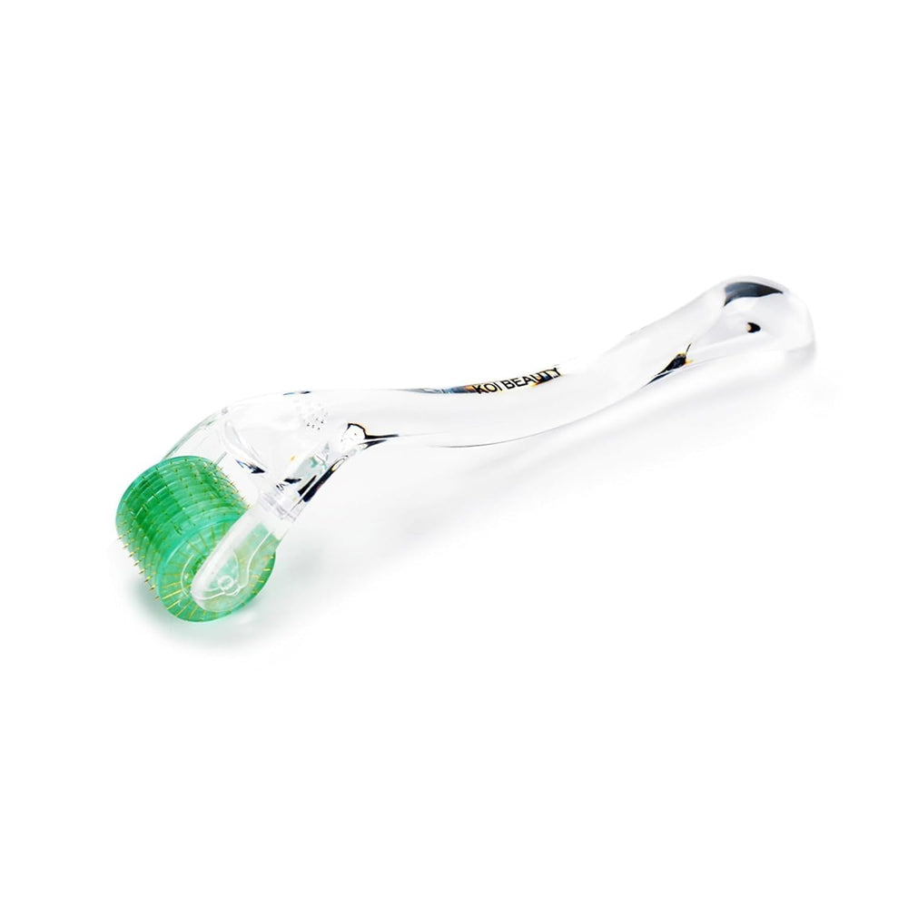 Koi Beauty Derma Roller with storage case supports easy, portable skincare routines.