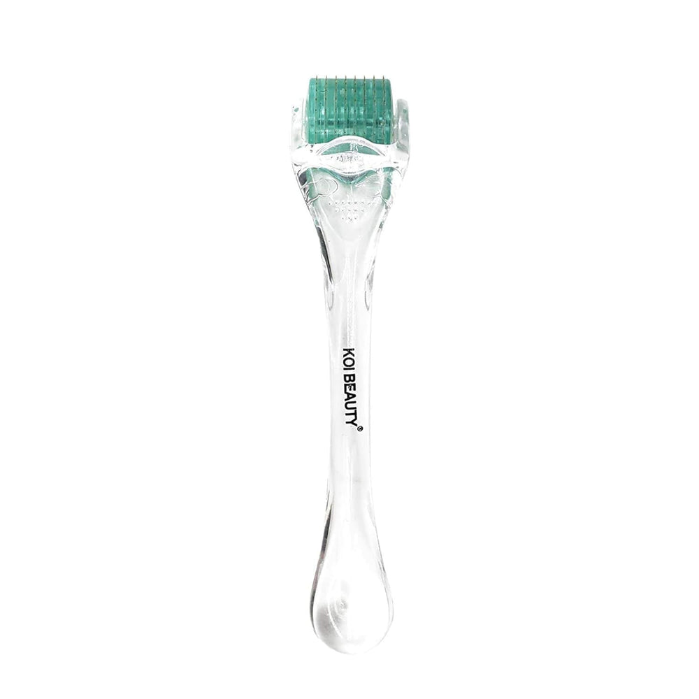 Koi Beauty Professional Derma Roller with titanium pins for precise microneedling sessions.