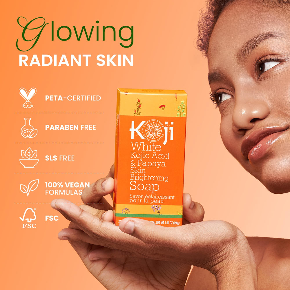 Koji White tropical scent adds a spa-like, refreshing shower experience.