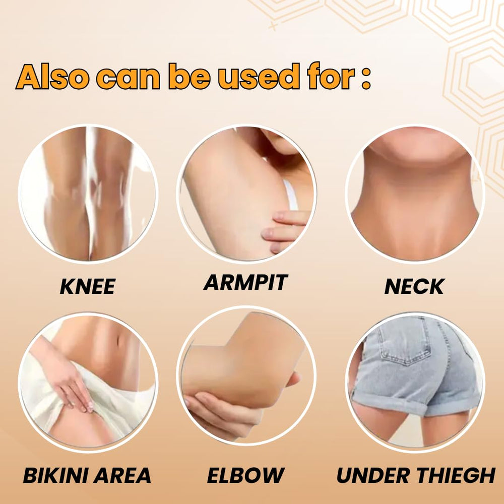 Kojic Underarm Brightening Serum knee-area visualization for even tone