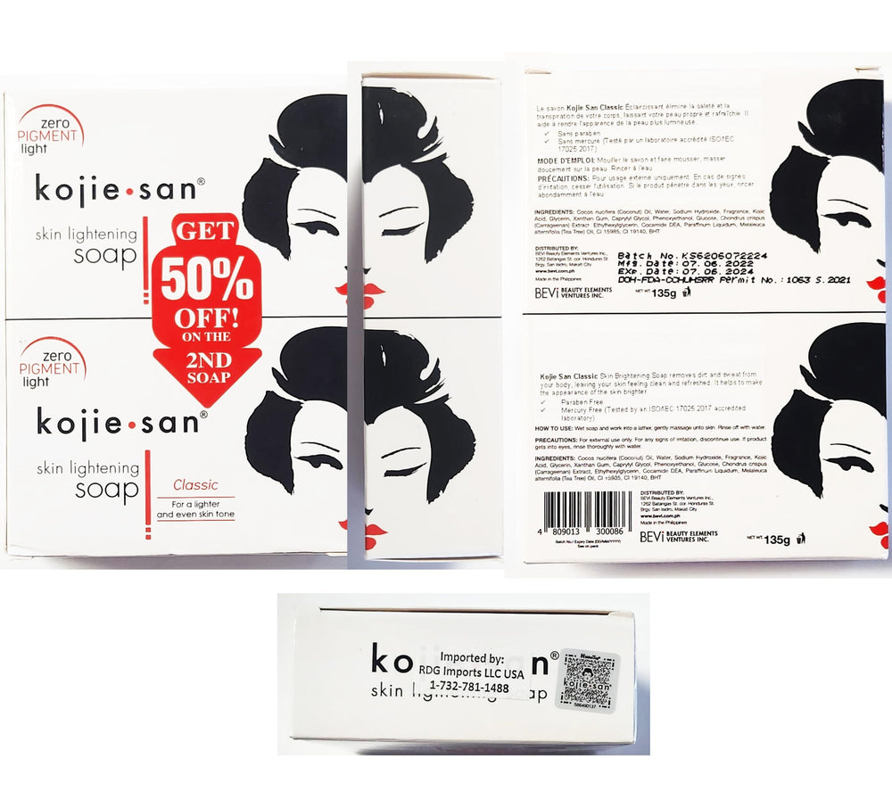 kojie-san soap directions suggest lather, wait 2-3 minutes, rinse