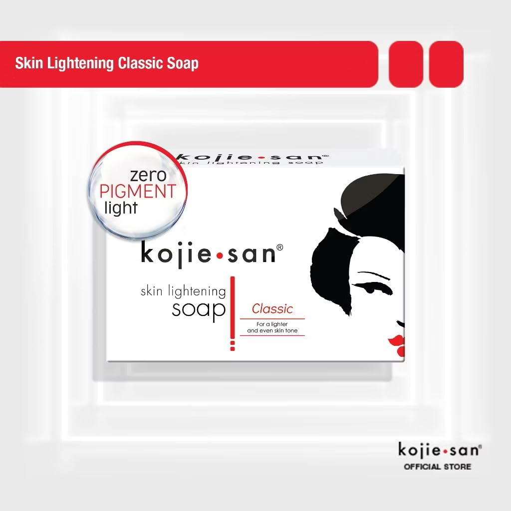 Kojie San application targets darker spots area on the skin.