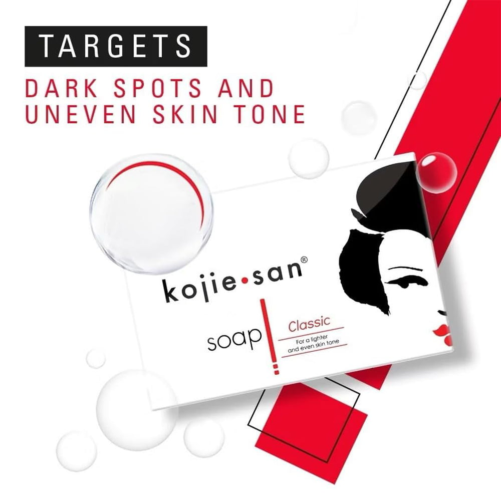 Kojie San face and body use demonstrates versatile skincare