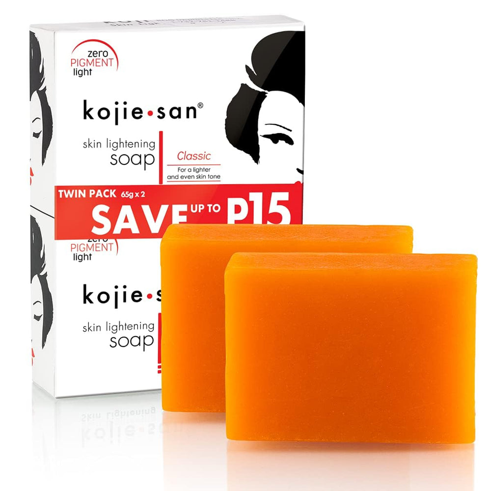 Kojie San moisturizing bar showing hydrating properties for soft skin.