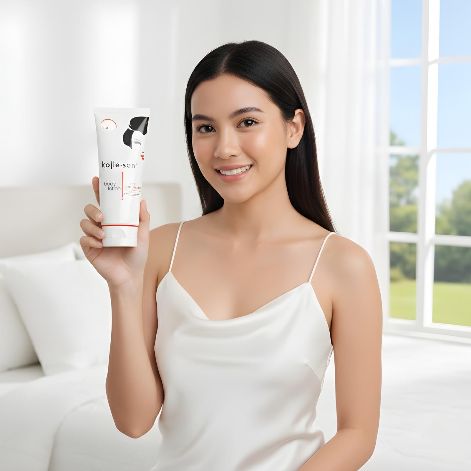 Kojie San Kojic Acid Lotion satin finish delivers lightweight hydration
