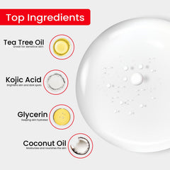 Kojie San kojic acid soap closeup showing smooth texture for gentle exfoliation.