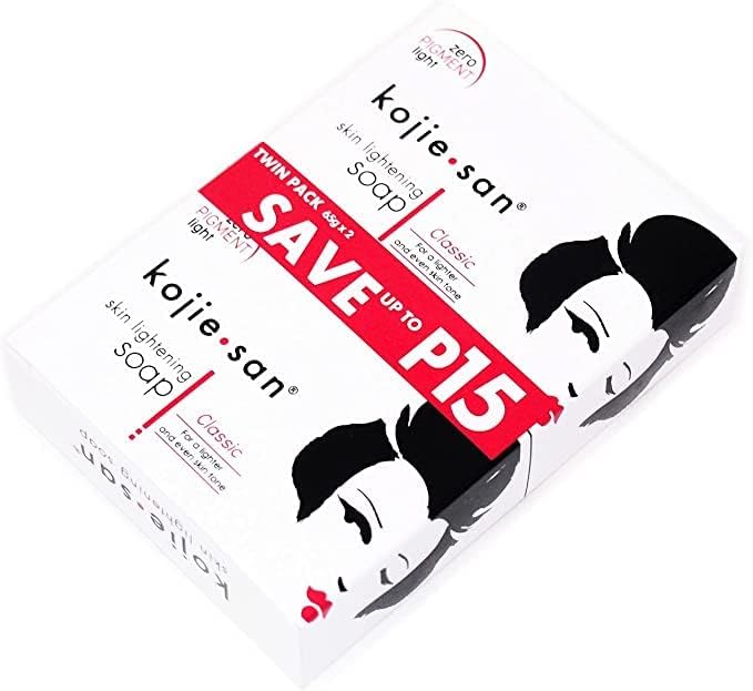 Kojie San lather foaming on skin demonstrates gentle cleansing.