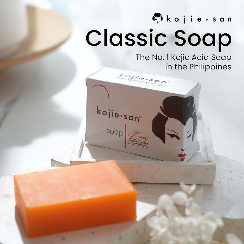 Kojie San orange scent provides a bright fragrance during cleansing
