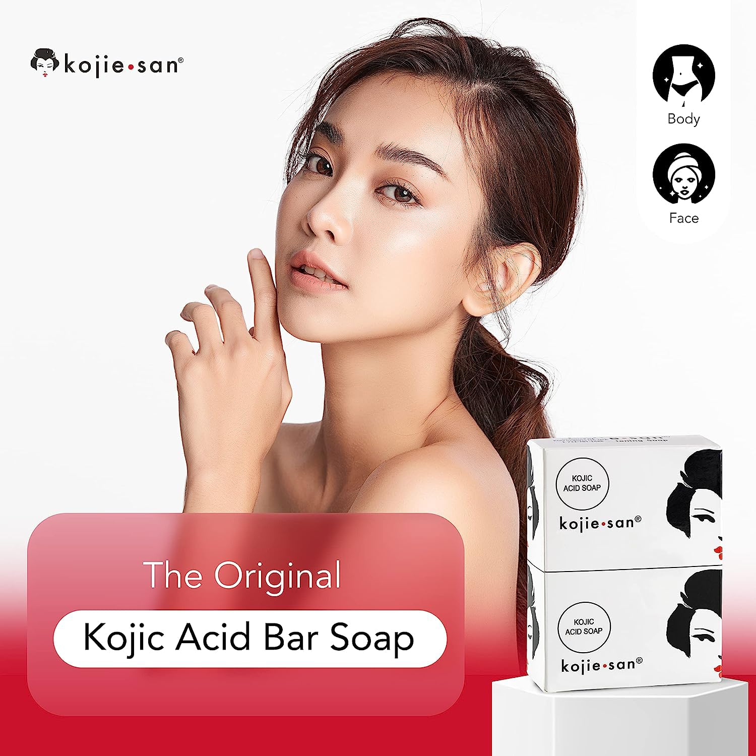 kojie-san skin brightening preview suggests even tone with regular use