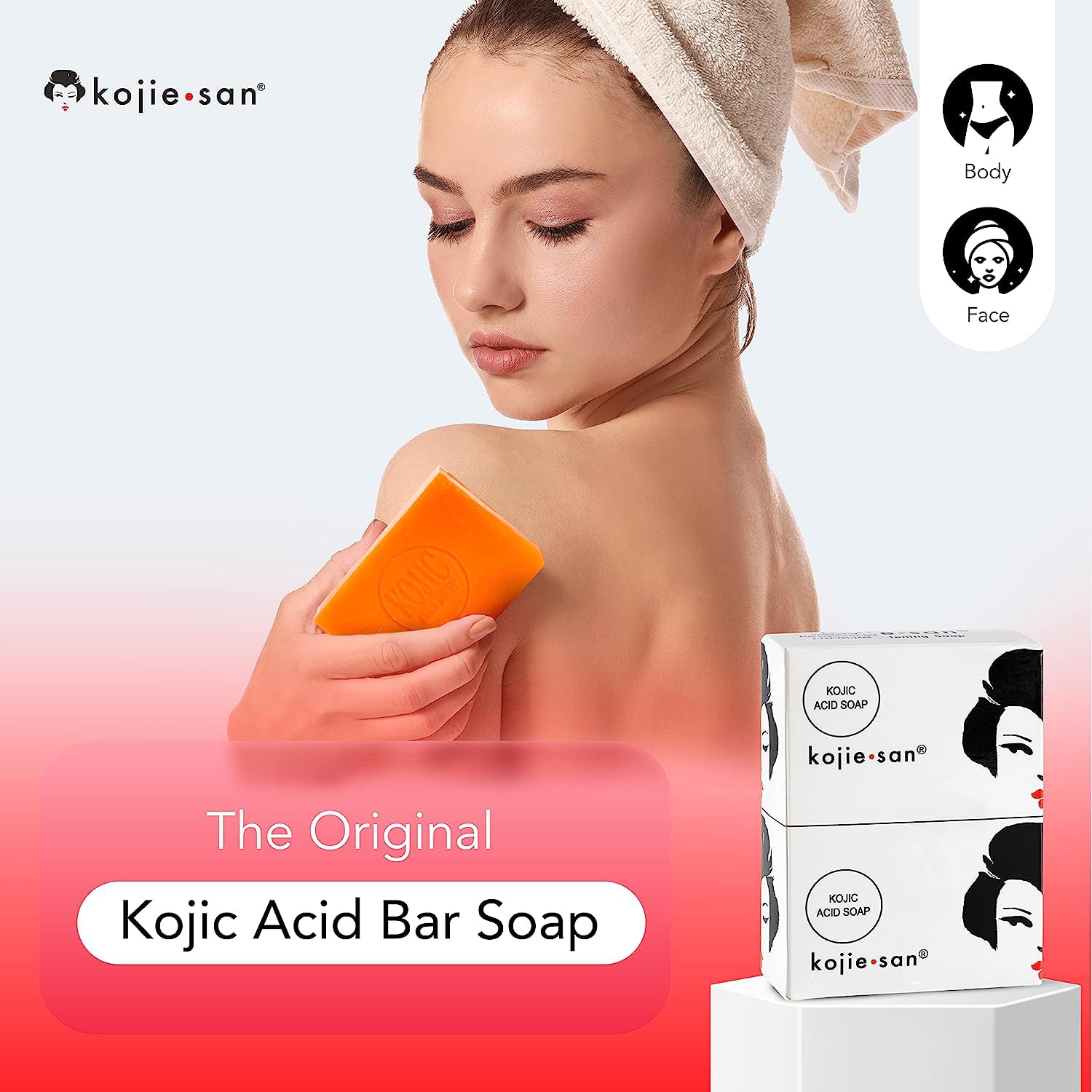 Kojie San spot test safety steps illustrated for sensitive skin.