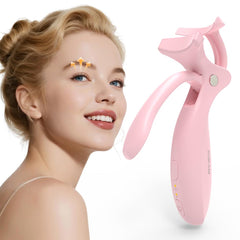 KOKABI heated eyelash curler pink close-up for quick curls.