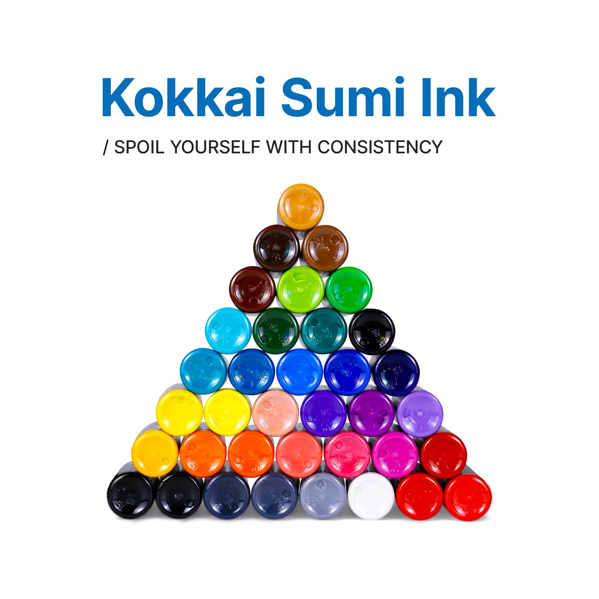 Color swatches from the 36-color pack to plan bold designs