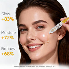 KOKN Silk Peptide Ampoule dropper during application for precise control.