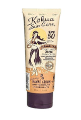 Kokua Sun Care face sunscreen with a clear, smooth finish for daily protection