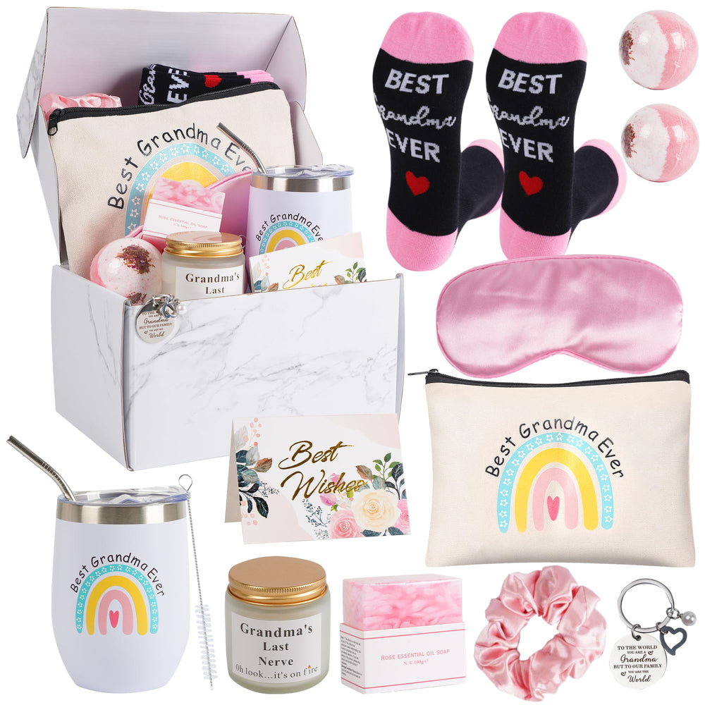 Kolewo4ever grandma gifts box cup — cozy tea moment for grandma