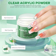 Kolqkee acrylic liquid monomer displaying true color and low odor in use.