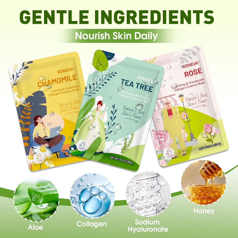 KONEUK pomegranate mask nourishes and brightens complexion