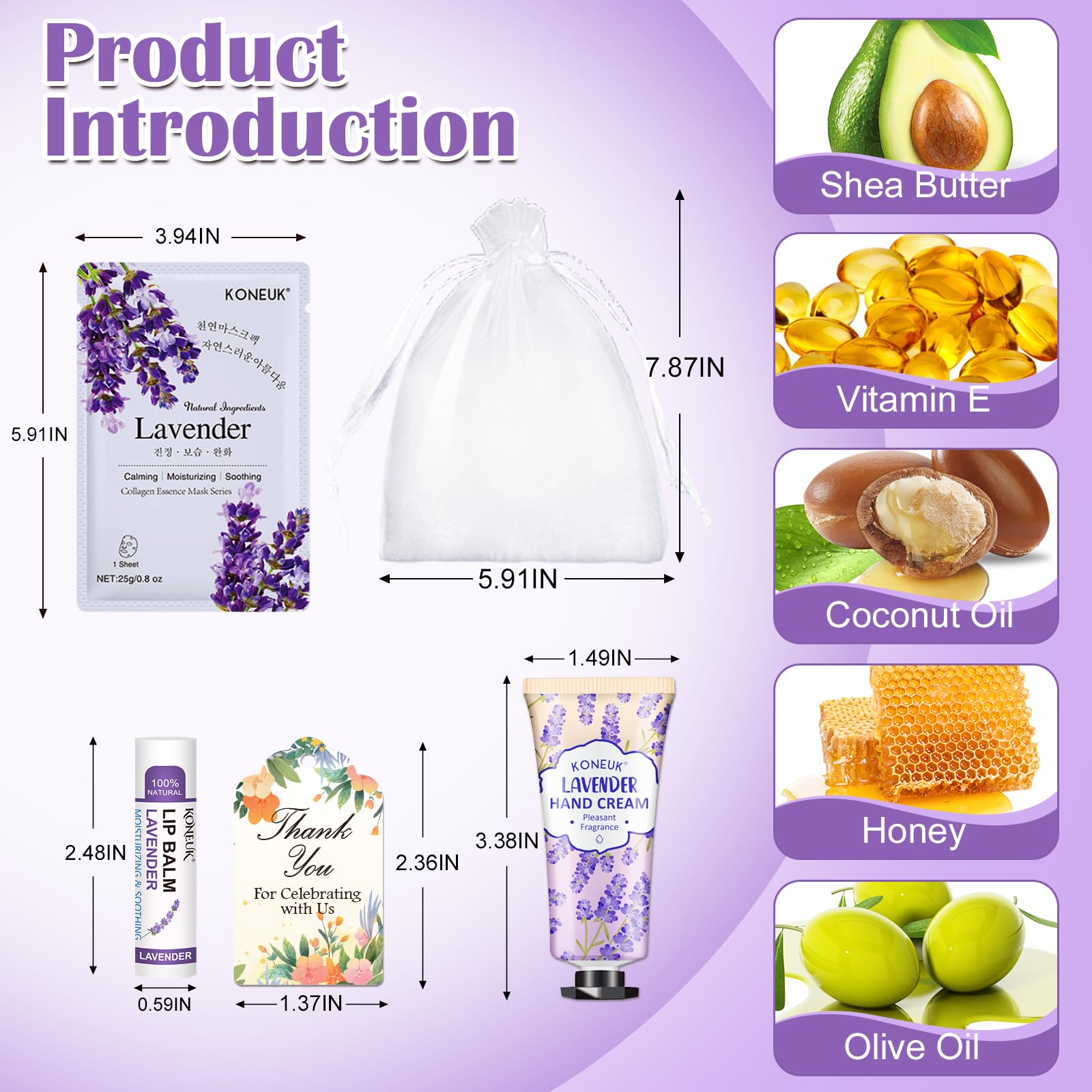 KONEUK facial mask set in six scents for at-home spa-like care.