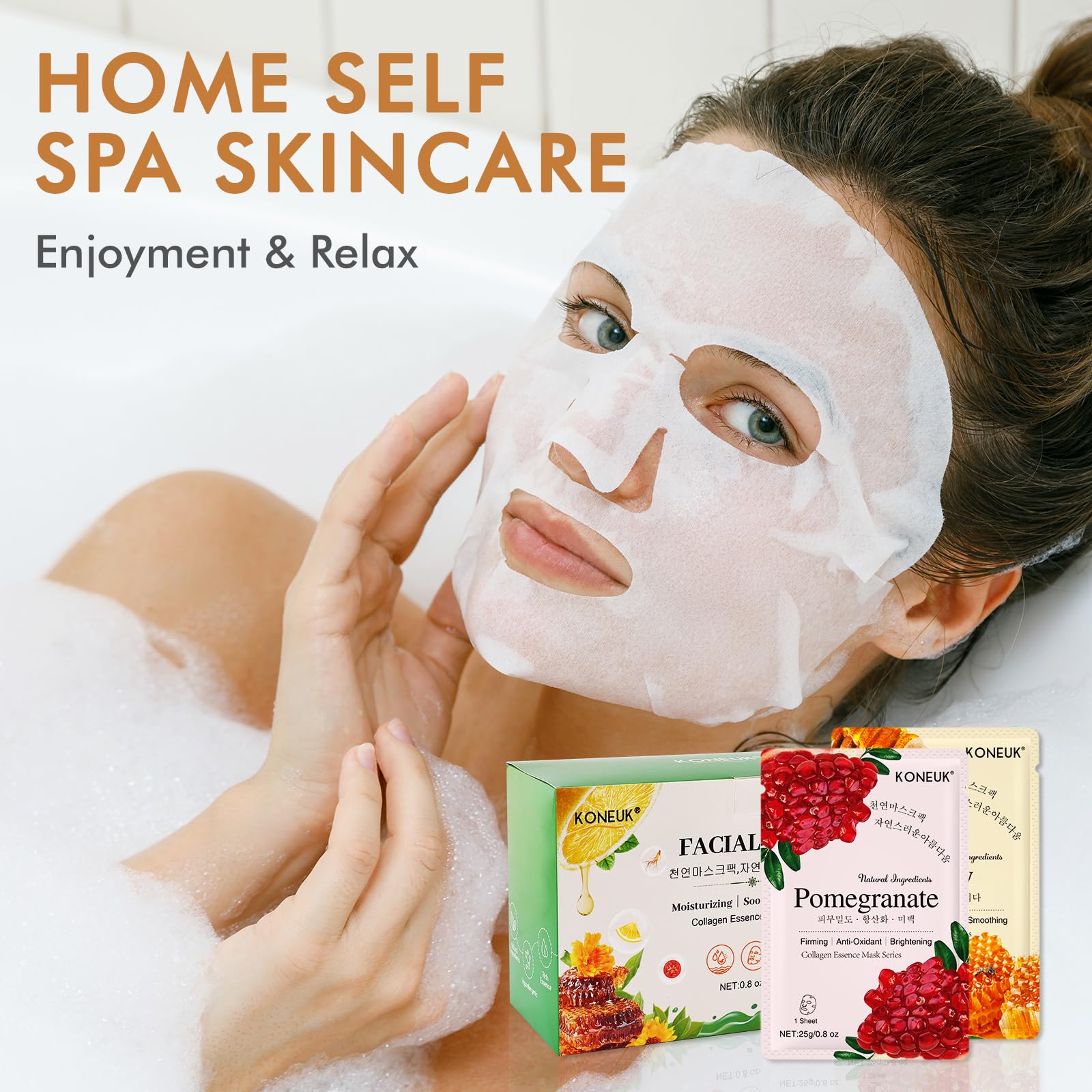 All-skin-types hydration with KONEUK masks for daily care.