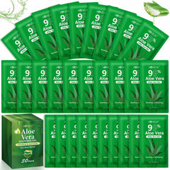 KONEUK Aloe Vera Gel 30-pack sachets for on-the-go skin soothing.