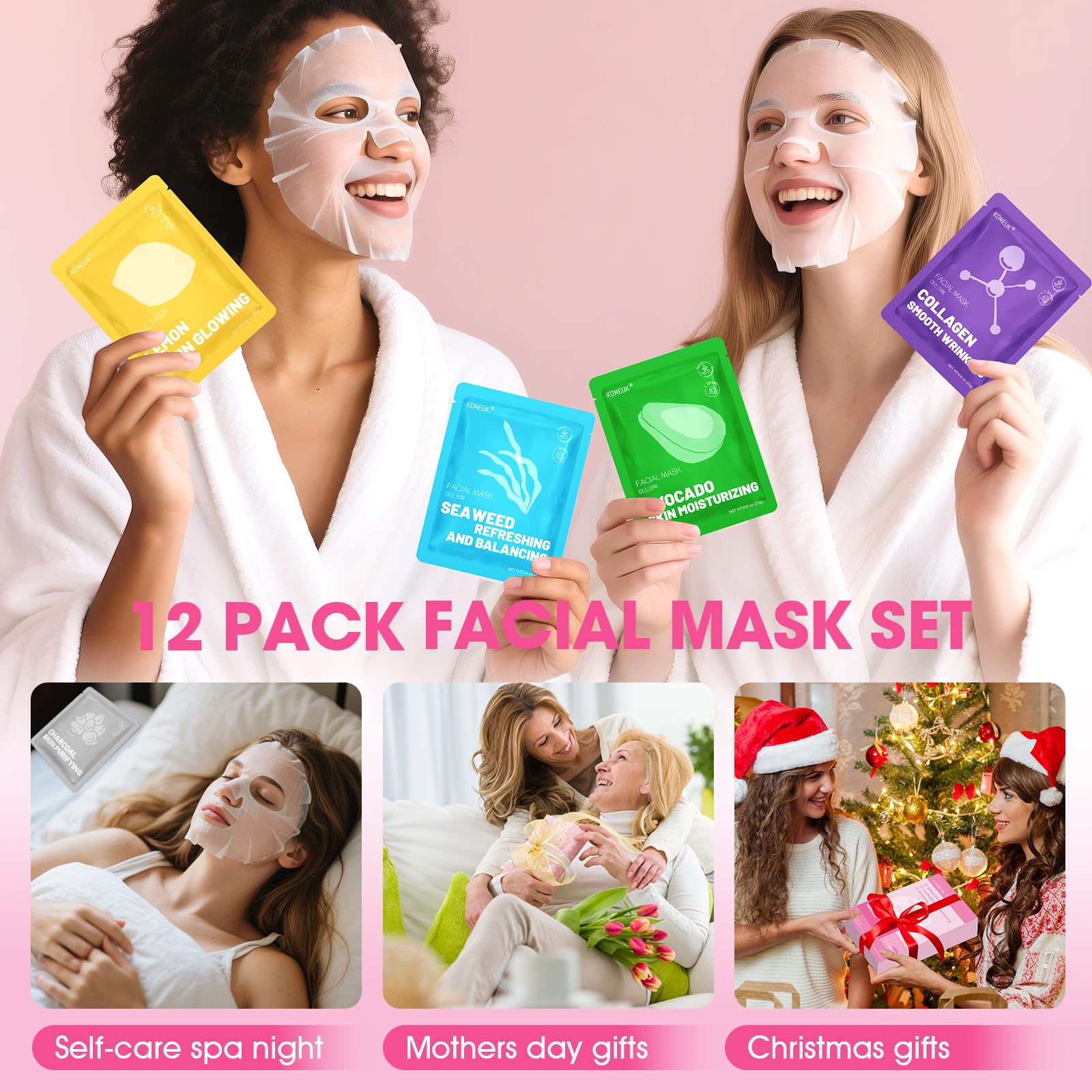 KONEUK avocado replenishing mask for rich moisture and resilience