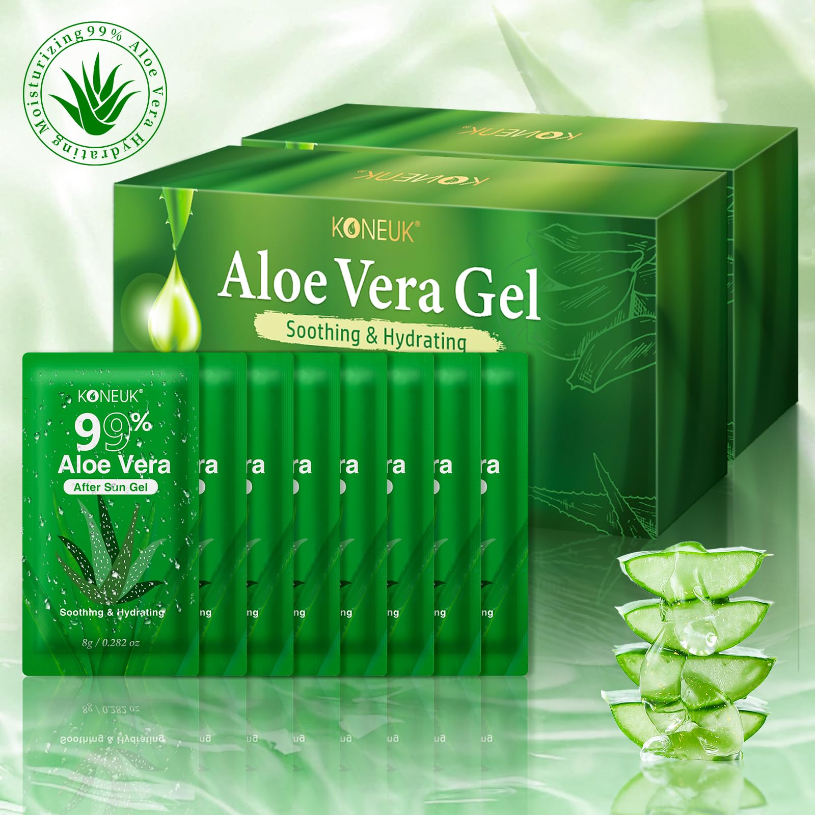 KONEUK bulk aloe vera gel gift-ready packaging for gifting