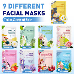 KONEUK chamomile face mask calms sensitive skin gently.