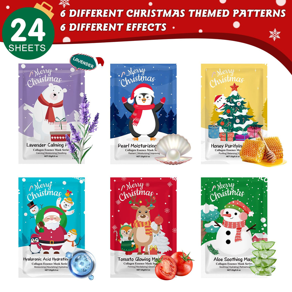 KONEUK Christmas packaging features Santa and snowman design for holidays