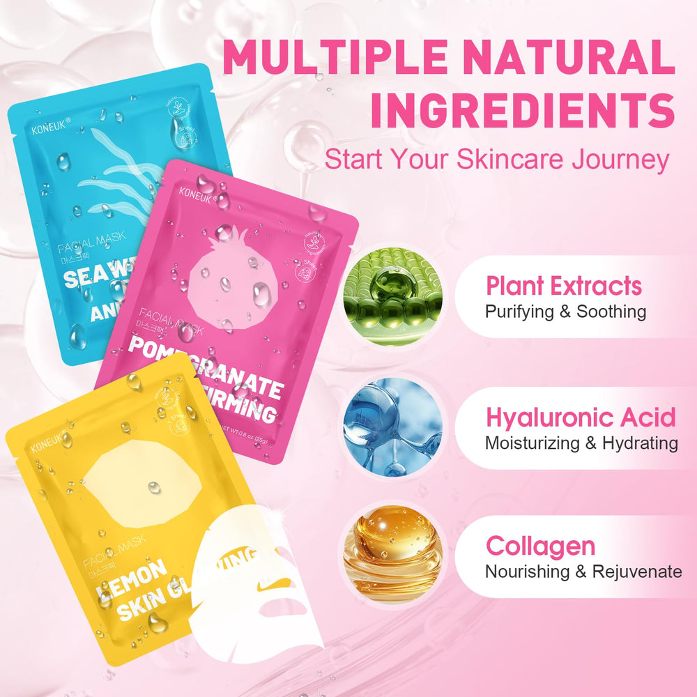 KONEUK collagen hydrating mask for plumper, firmer-feeling skin