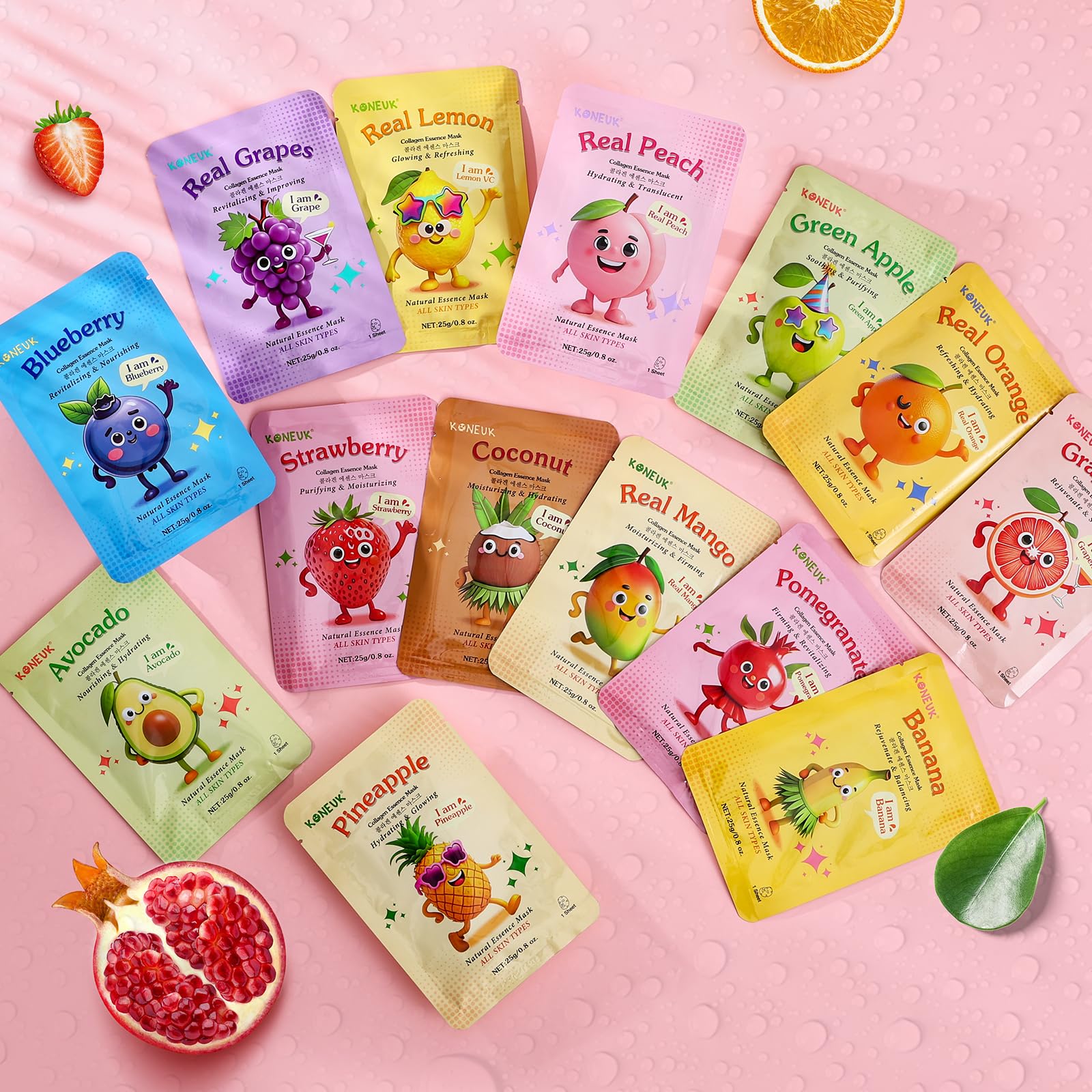 KONEUK colorful packaging enhances gifting and routines