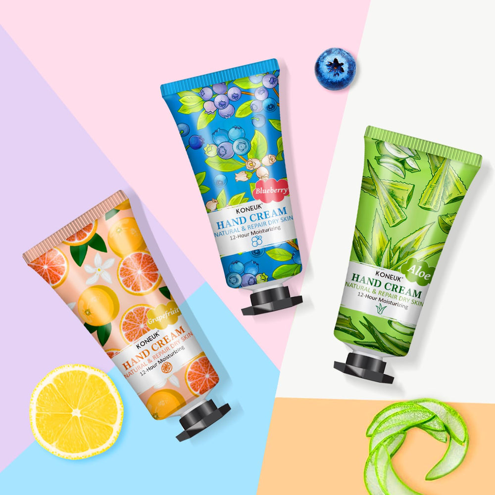 KONEUK hand cream for dry, rough hands restores smoothness.