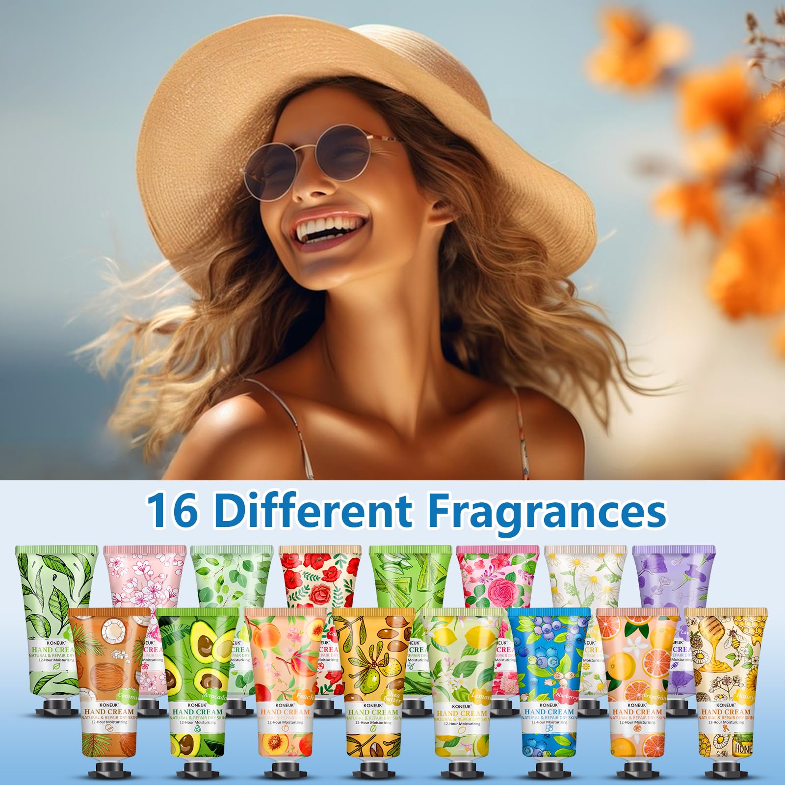 KONEUK travel-size hand cream is perfect for on-the-go moisture.