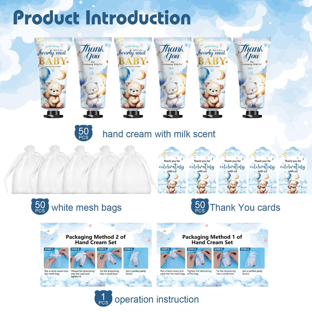 KONEUK organza gift bags paired with each hand cream.