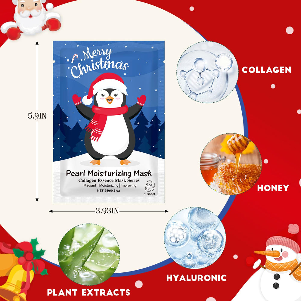 KONEUK reindeer themed mask, ideal for gifting during the holidays and moisturizing care.