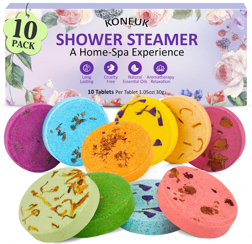 KONEUK lemon shower steamer for a bright morning aromatherapy moment