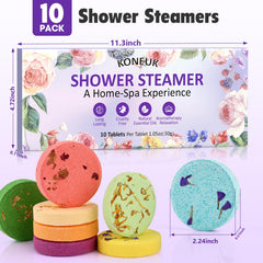 KONEUK rose shower steamer to elevate your spa-like routine