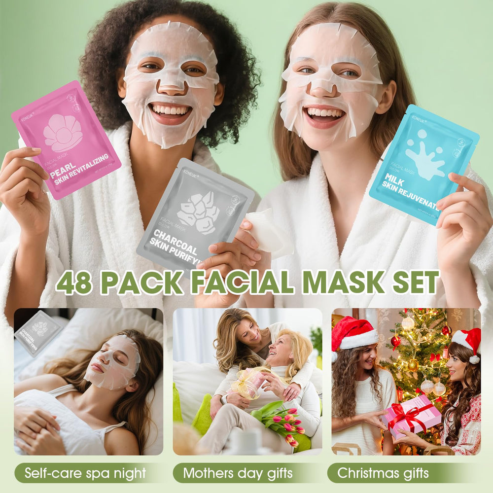 KONEUK spa gift pack face masks presented as a thoughtful gift