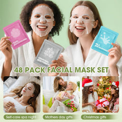 KONEUK spa gift pack face masks presented as a thoughtful gift