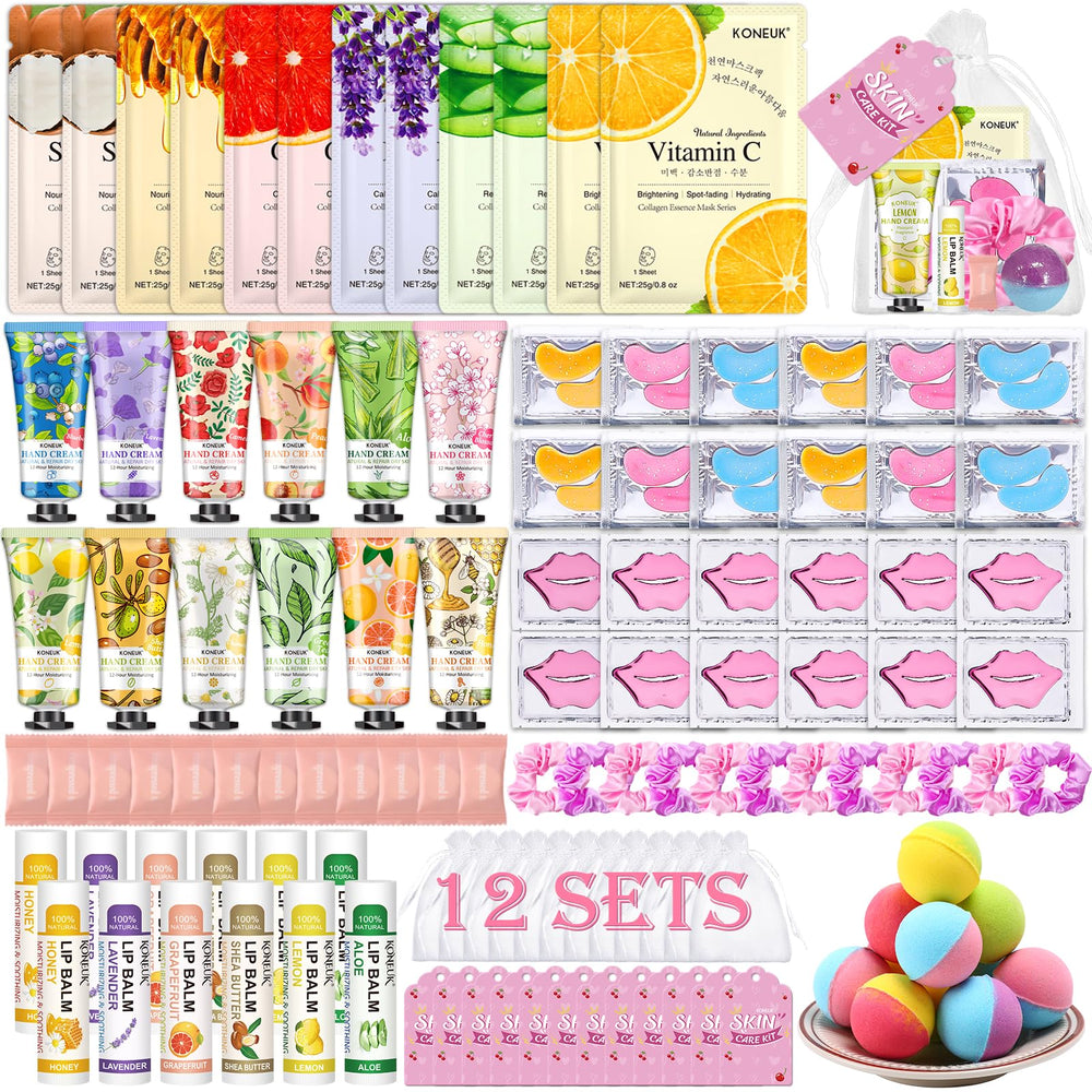 KONEUK spa party kit face masks for deep hydration and glow