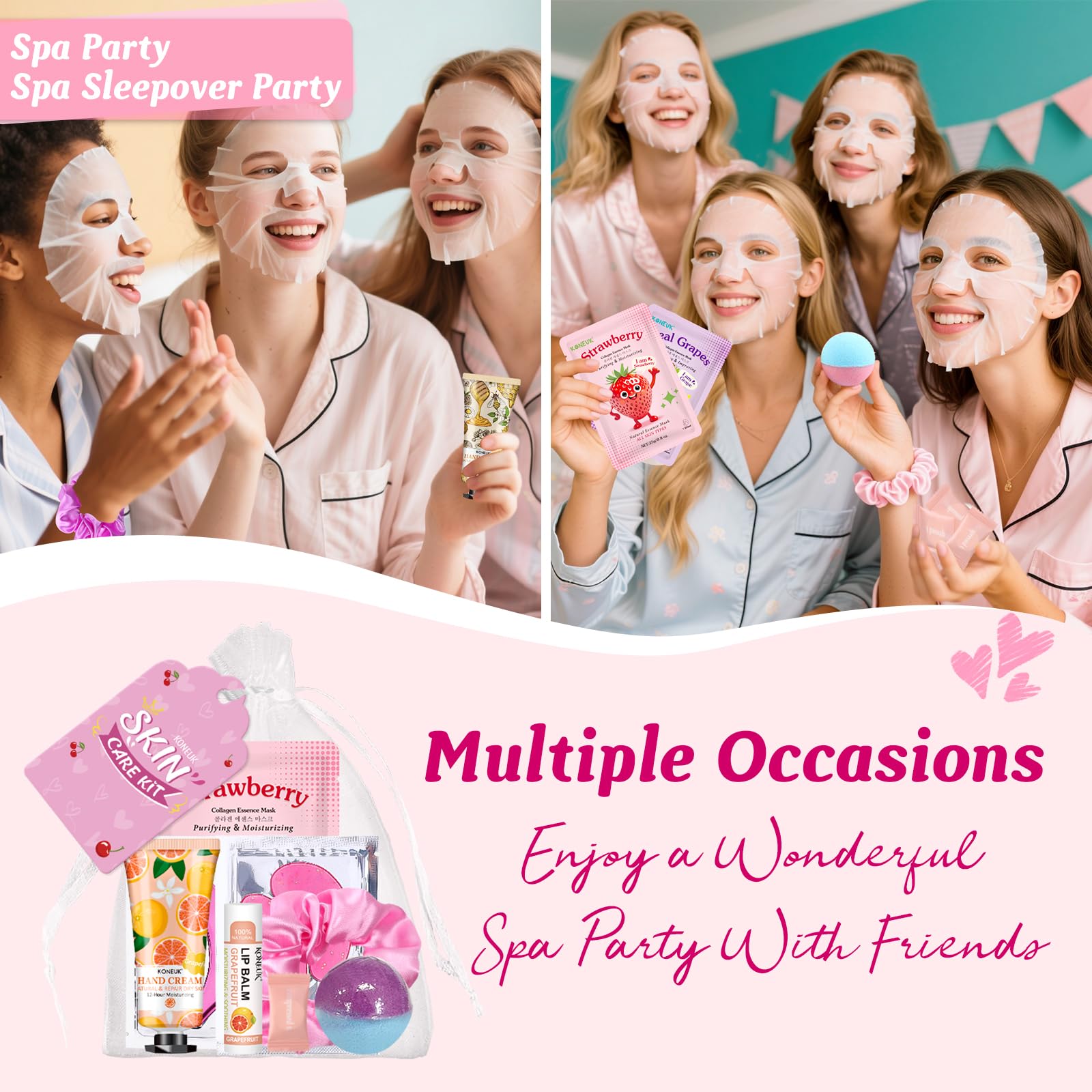 KONEUK lip masks for nourishing lips and smoothness.