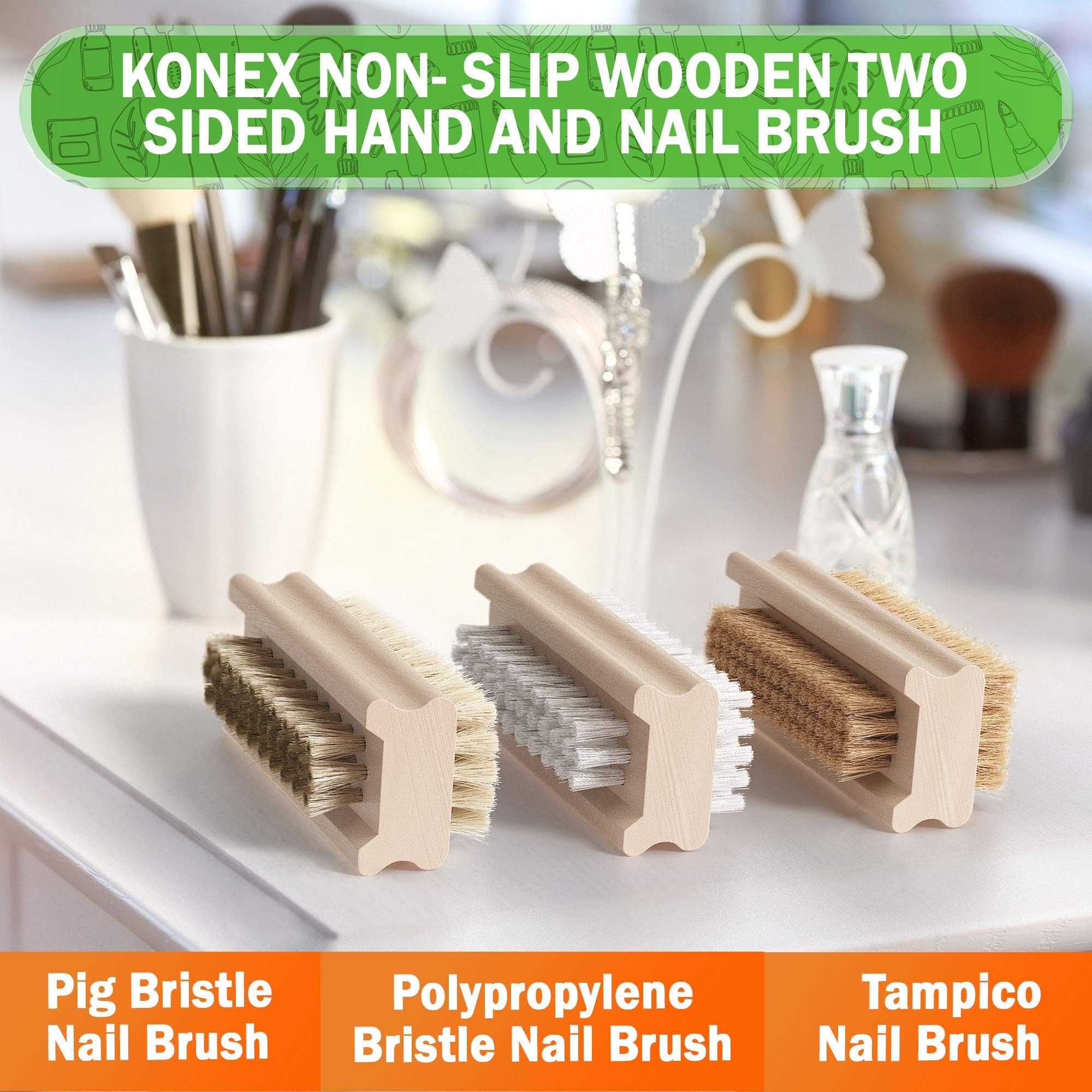 Konex multiuse nail brush designed for workshop and everyday use.