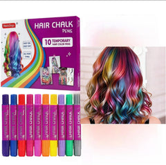 KongJuntzd Hair Chalk washable dye demonstrating easy removal