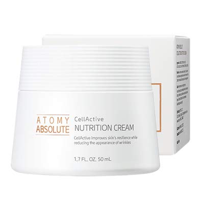 Konipl Atomy Absolute CellActive Cream bottle demonstrates quick absorption and a non-greasy on-skin feel.