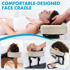 KONOVOLY 180-degree rotation headrest for versatile positioning during therapy